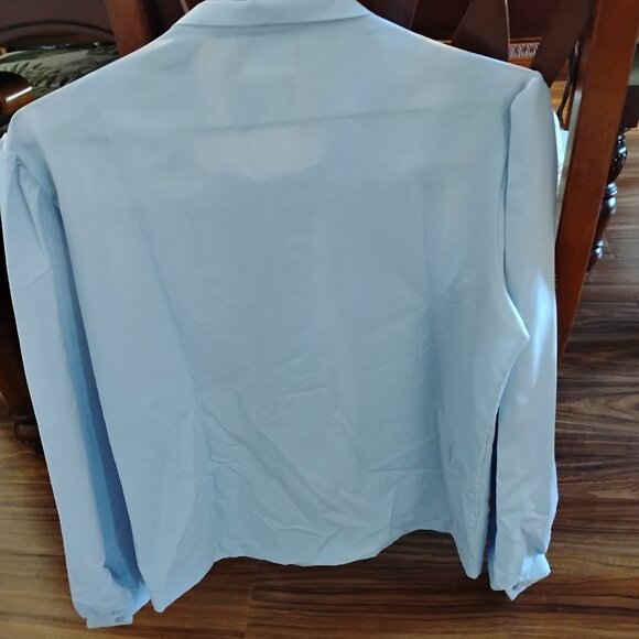 ladies Vintage long Sleeve Blouse size 14 - Picture 2 of 4